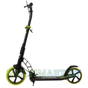 Самокат Novatrack Deft Pro Brake 230BFS.DEFT.BLM21 (лимонный/черный, 2021) картинка 2